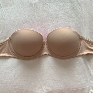 PINK Strapless Push Up Bra